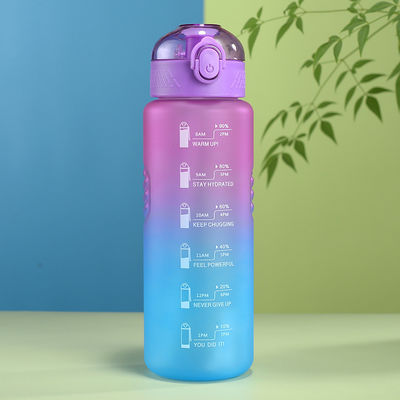 Logo personalizzato Acceptabile Capacità ampia Matte Gradient Sports Water Cup per il campeggio