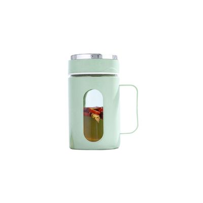500 ml di vetro regalo raffinato studente semplice a prova di perdite Tazze d' ufficio bottiglie d' acqua con coperchio e maniglia