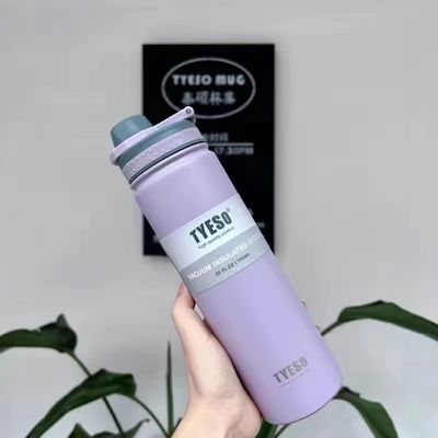 Logo personalizzato Eco-friendly bocca larga Acciaio inossidabile Isolata bottiglia d'acqua Accetta logo personalizzato