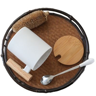 Tazze di viaggio in ceramica a disegno personalizzato da 11 oz con funzione isolante e colore personalizzato