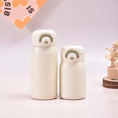 200ML/350ML Rosa Custom Logo Colorato Acciaio Inossidabile Termo Acqua Bottiglia Per Bambini