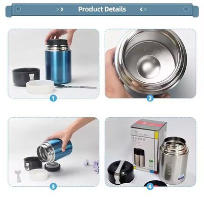Rimanete al caldo nel vostro prossimo campeggio con il nostro contenitore di zuppa a 500 ml