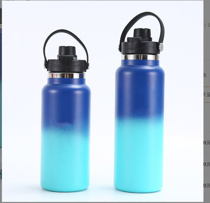 Ottima bottiglia d'acqua in acciaio inossidabile da 32 oz a bocca larga per una vita ecologica