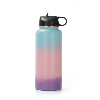 Ottima bottiglia d'acqua in acciaio inossidabile da 32 oz a bocca larga per una vita ecologica
