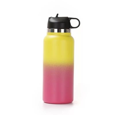 Ottima bottiglia d'acqua in acciaio inossidabile da 32 oz a bocca larga per una vita ecologica