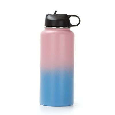 Ottima bottiglia d'acqua in acciaio inossidabile da 32 oz a bocca larga per una vita ecologica