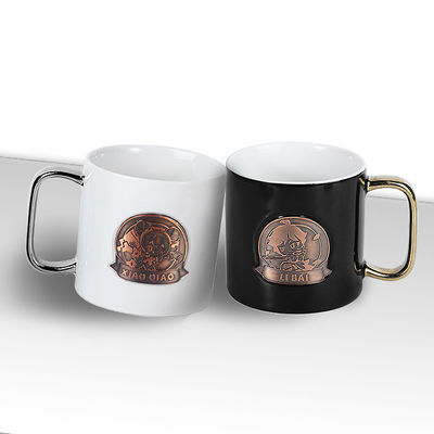 Tazza di ceramica senza versamento Sublimazione Tazza di espresso con maniglia Viaggi Go Tazze di caffè Viaggi Tour