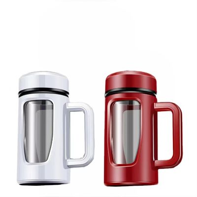 Logo personalizzato Acceptabile Vetro ad alto borosilicato Personalizzazione bottiglia d'acqua riutilizzabile