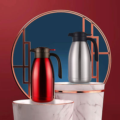 Logo personalizzato Grandi capacità 2000ml Biodegradabile Acciaio inossidabile Bottina di acqua termica