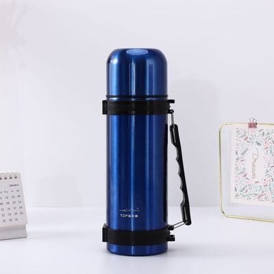 1.8L portabile idraulica in acciaio inossidabile caldaia da passeggio per sport all' aperto bottiglia d' acqua