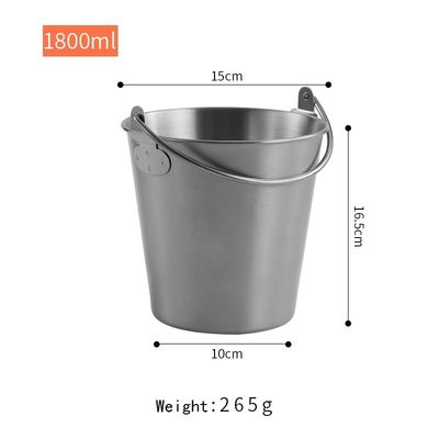 Occasione di festa Acciaio inossidabile 304 Champagne Ice Bucket Snack Pail Fried Chicken Bucket