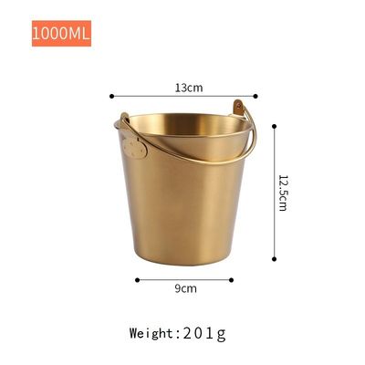Occasione di festa Acciaio inossidabile 304 Champagne Ice Bucket Snack Pail Fried Chicken Bucket