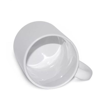 11 oz Ceramica Sublimazione Tazza Disegno personalizzato Non Invertito Bianco con finitura perla