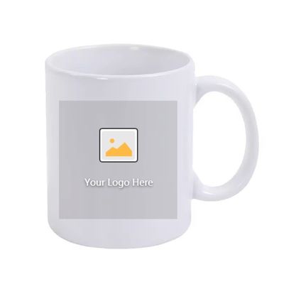 11 oz Ceramica Sublimazione Tazza Disegno personalizzato Non Invertito Bianco con finitura perla