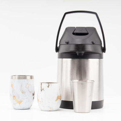 Flasche a vuoto termoli Logo personalizzato Dispensatore di caffè in acciaio inossidabile Airpot Flasca termolitica