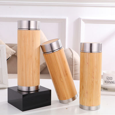 STILLO DI DESIGN CLASSICO Attraente 500ml Bottiglia aspirante per acqua calda Bottiglia d'acqua in acciaio inossidabile