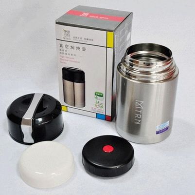 Prodotto Flasche a vuoto Logo personalizzato Bottone alimentare a doppia parete 500 ml per pranzo sostenibile