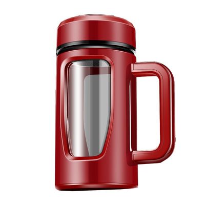 Maniglia antiscivolo Bottiglia d'acqua portatile di vetro da 580 ml con isolamento e disegno impermeabile