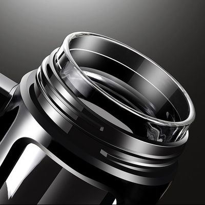 Maniglia antiscivolo Bottiglia d'acqua portatile di vetro da 580 ml con isolamento e disegno impermeabile