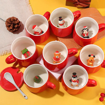 Tazza da tè in ceramica 3D per regali e feste