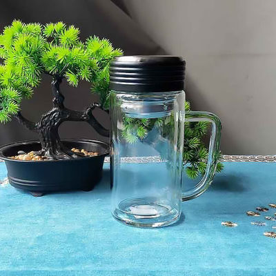 Coppa di vetro ad alto borosilicato con filtro per ufficio Modello di prodotto HBL-400B-46