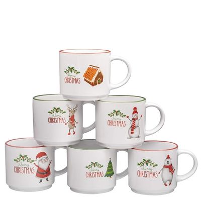 Tazza di caffè di Natale in ceramica Funky Cerca un meraviglioso regalo per la casa Capacità 14 oz