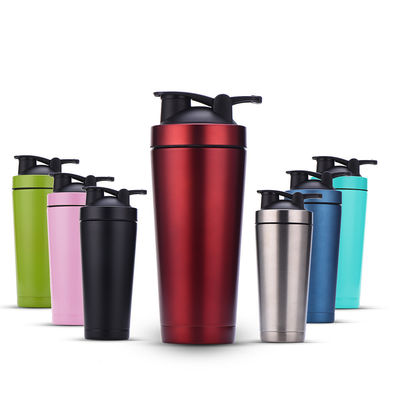 Acciaio inossidabile 700ml Grande capacità Custom LOGO Fitness Shaker per viaggi e all'aria aperta