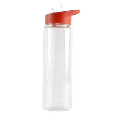 25 oz Tritan Plastic Cup Eco-friendly Portable Colorato senza BPA Chiara Sport Shaker Bottle con cannucce rollover