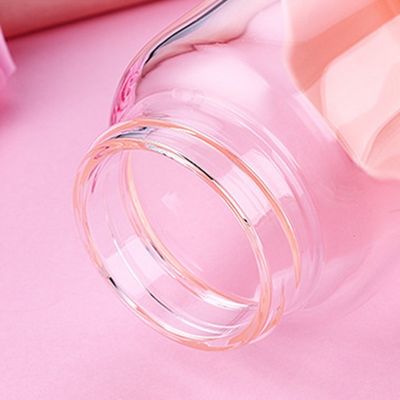 Prestazioni di isolamento termico 340ml coniglio bottiglia d'acqua in vetro Unisex design per bambini