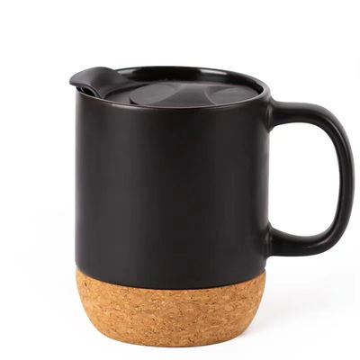 14 OZ Cork Base Stoneware Matte Custom Design Giornata della mamma San Valentino Ceramica Custom MUGS Con Capo PP
