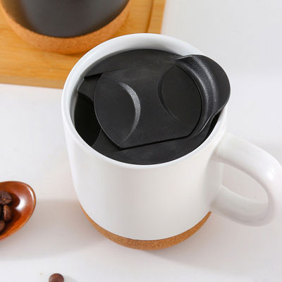 14 OZ Cork Base Stoneware Matte Custom Design Giornata della mamma San Valentino Ceramica Custom MUGS Con Capo PP