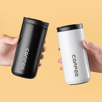Acciaio inossidabile 350/500ml Logo personalizzato Tazza di caffè portatile impermeabile a vuoto