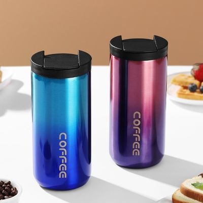Acciaio inossidabile 350/500ml Logo personalizzato Tazza di caffè portatile impermeabile a vuoto