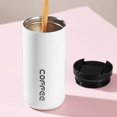Acciaio inossidabile 350/500ml Logo personalizzato Tazza di caffè portatile impermeabile a vuoto