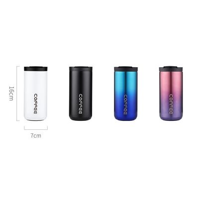 Acciaio inossidabile 350/500ml Logo personalizzato Tazza di caffè portatile impermeabile a vuoto