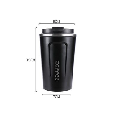 Tazza da caffè da viaggio in acciaio inossidabile, vuoto, isolante, riutilizzabile, facile da pulire