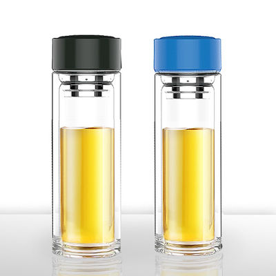 Bottiglia d'acqua in vetro borosilicato indissolubile Ideale per la casa Hotel Ristorante e ufficio