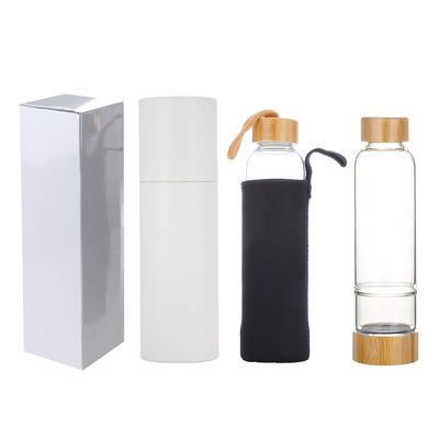 Bottiglia d'acqua in vetro di design professionale con cristalli e pietre preziose Capacità 500ml