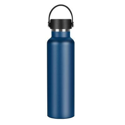 Bottiglia sportiva isolata con coperchio 500 ml Bottolina d'acqua in acciaio inossidabile personalizzata
