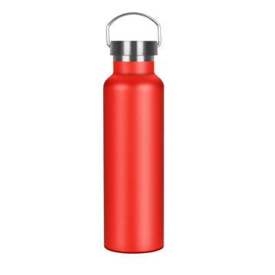 Bottiglia sportiva isolata con coperchio 500 ml Bottolina d'acqua in acciaio inossidabile personalizzata