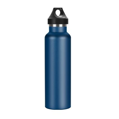 Tazza d'acqua a vuoto inossidabile 750 ml Bottiglia sportiva isolante a doppia parete in metallo con coperchio