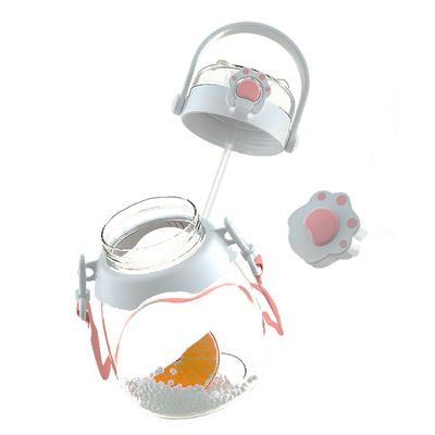 Bottiglie d'acqua bevande tipo bianco 1300ml Tazza di plastica portatile per attività all'aria aperta