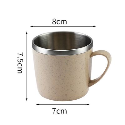 Colore personalizzato doppio muro aspirapolvere in acciaio inossidabile tazza di caffè ghiacciato e diretta
