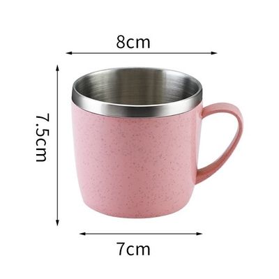 Colore personalizzato doppio muro aspirapolvere in acciaio inossidabile tazza di caffè ghiacciato e diretta