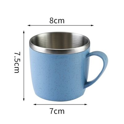 Colore personalizzato doppio muro aspirapolvere in acciaio inossidabile tazza di caffè ghiacciato e diretta