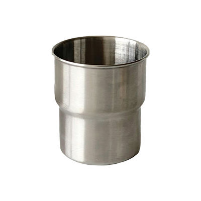 Campeggio all'aria aperta Tazza di caffè da viaggio in acciaio inossidabile a misura di 290 ml con paglia e coperchio