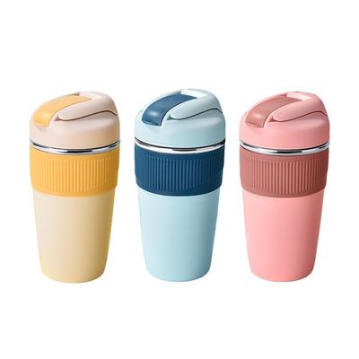 316 Acciaio inossidabile Cute Travel Mug Caffè Isolato Tumbler Vacuum Calore Tazza Con Paglia