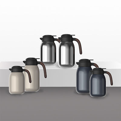 2000ml Capacità Manico in acciaio inossidabile Bottina isolante Bottina da tè Bottina da caffè Bottine per acqua calda Bottine da vuoto