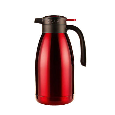 Flasche a vuoto Isolamento in acciaio inossidabile Caffettiera da 2 litri per tè caldo per uso domestico