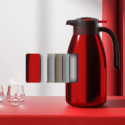 Flasche a vuoto Isolamento in acciaio inossidabile Caffettiera da 2 litri per tè caldo per uso domestico